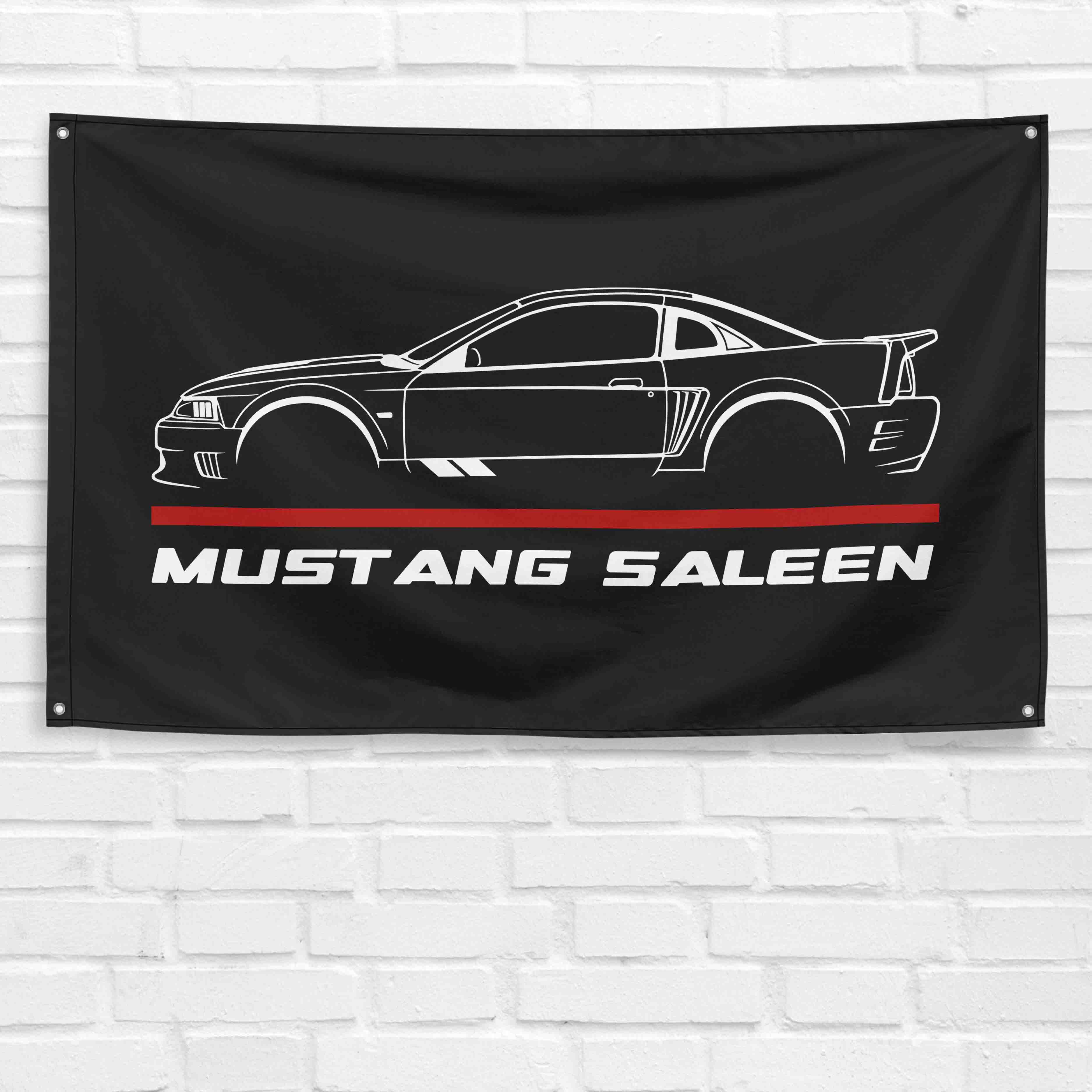 Mustang Saleen 2004 3x5 ft Flag Garage Wall Decor Birthday Gift Banner