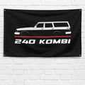 240 Kombi 1974-1993 3x5 ft Flag Garage Wall Decor Birthday Gift Banner