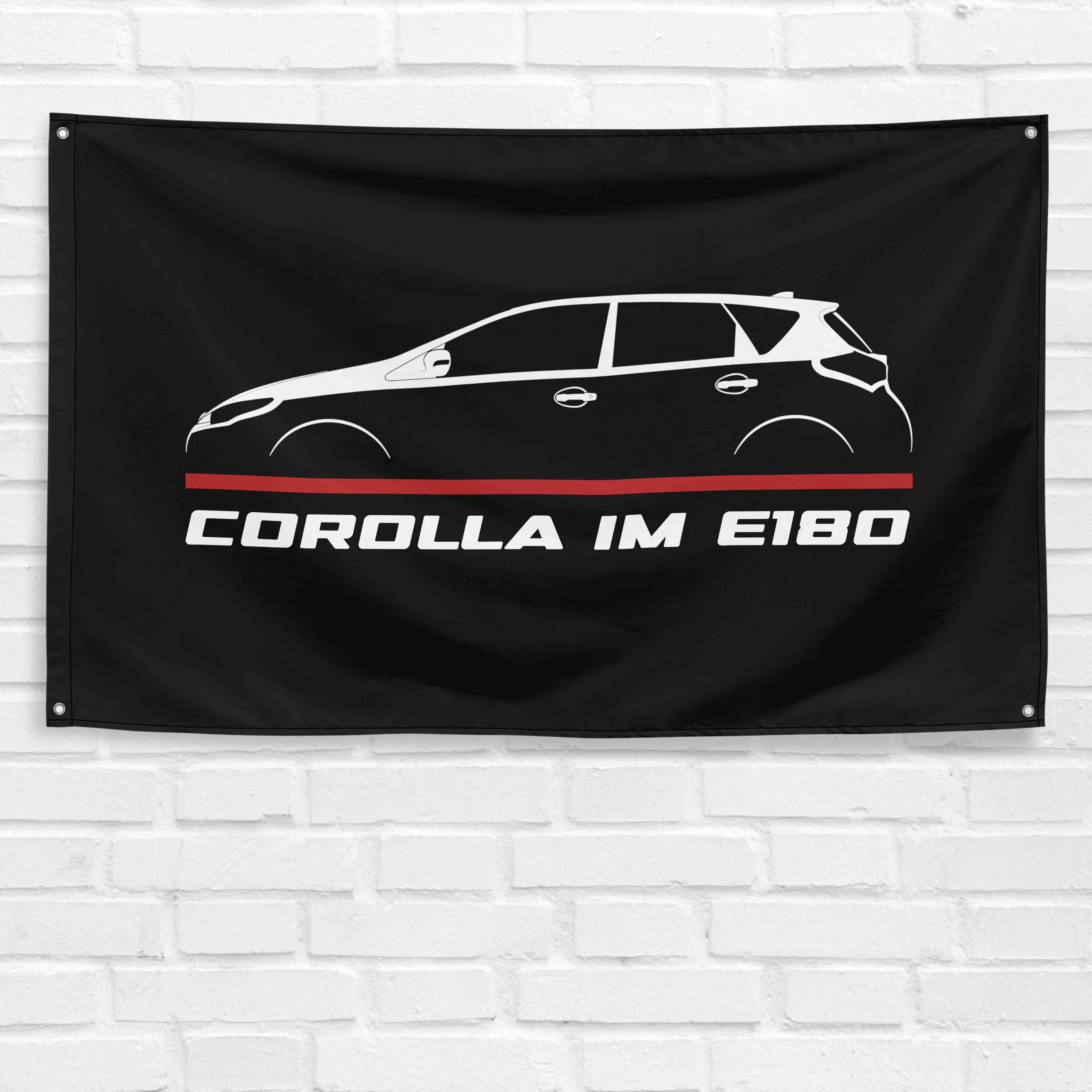Corolla iM E180 2016-2018 3x5 ft Flag Garage Wall Decor Birthday Gift Banner