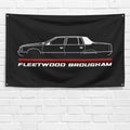 Fleetwood Brougham 1998 3x5 ft Flag Garage Wall Decor Birthday Gift Banner