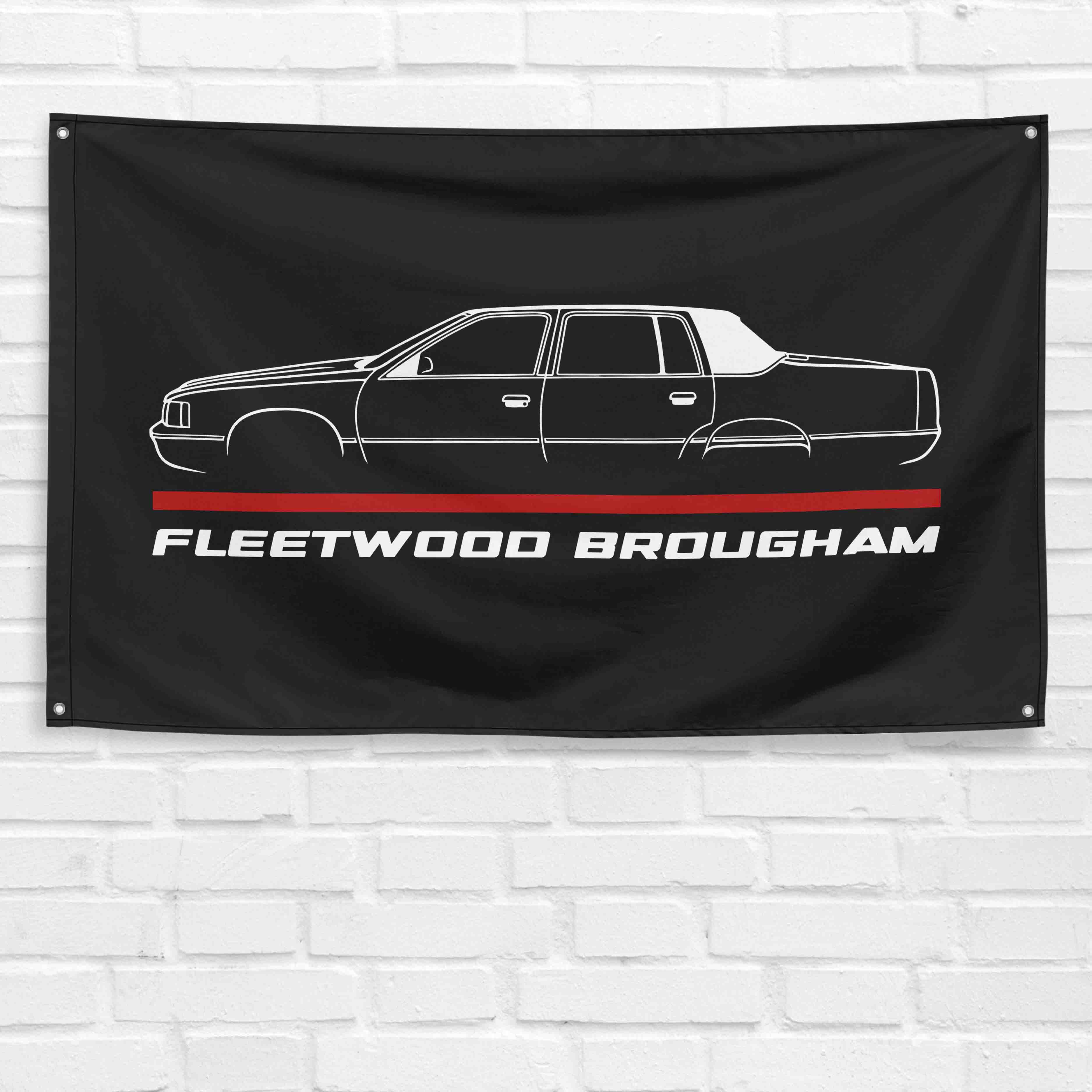 Fleetwood Brougham 1998 3x5 ft Flag Garage Wall Decor Birthday Gift Banner