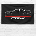 CTS-V 2012 3x5 ft Flag Garage Wall Decor Birthday Gift Banner