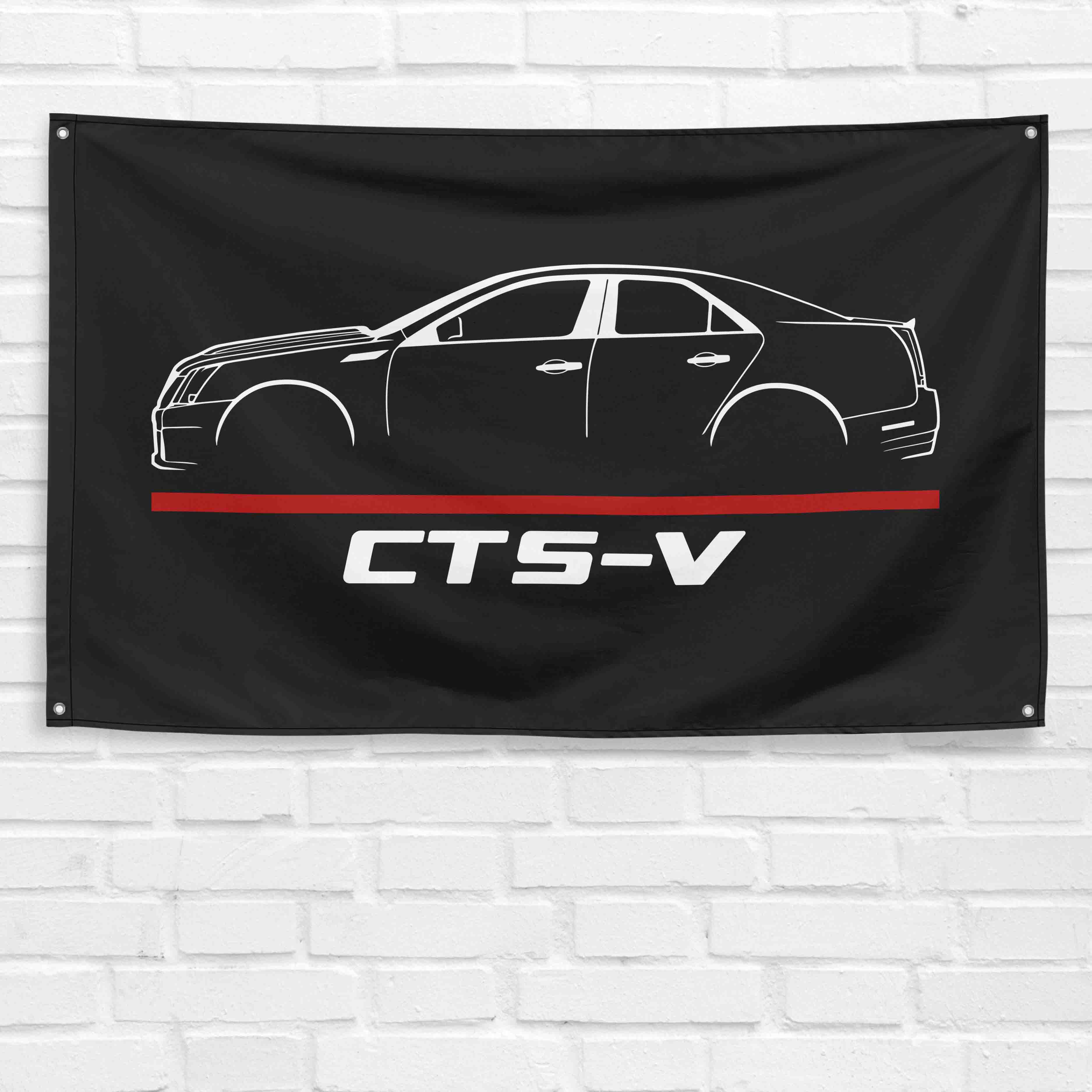 CTS-V 2012 3x5 ft Flag Garage Wall Decor Birthday Gift Banner