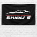 Ghibli S 2013-2022 3x5 ft Flag Garage Wall Decor Birthday Gift Banner