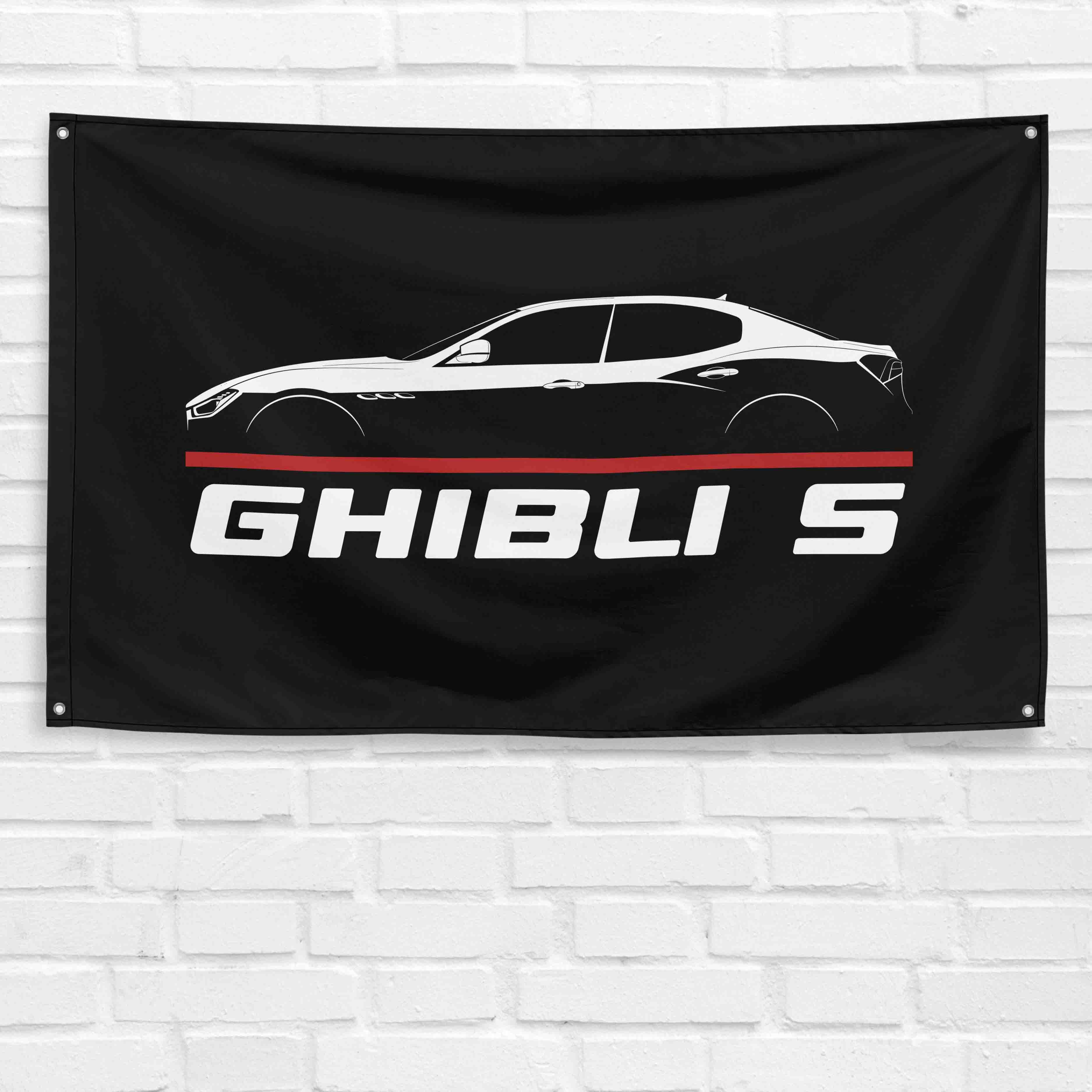 Ghibli S 2013-2022 3x5 ft Flag Garage Wall Decor Birthday Gift Banner