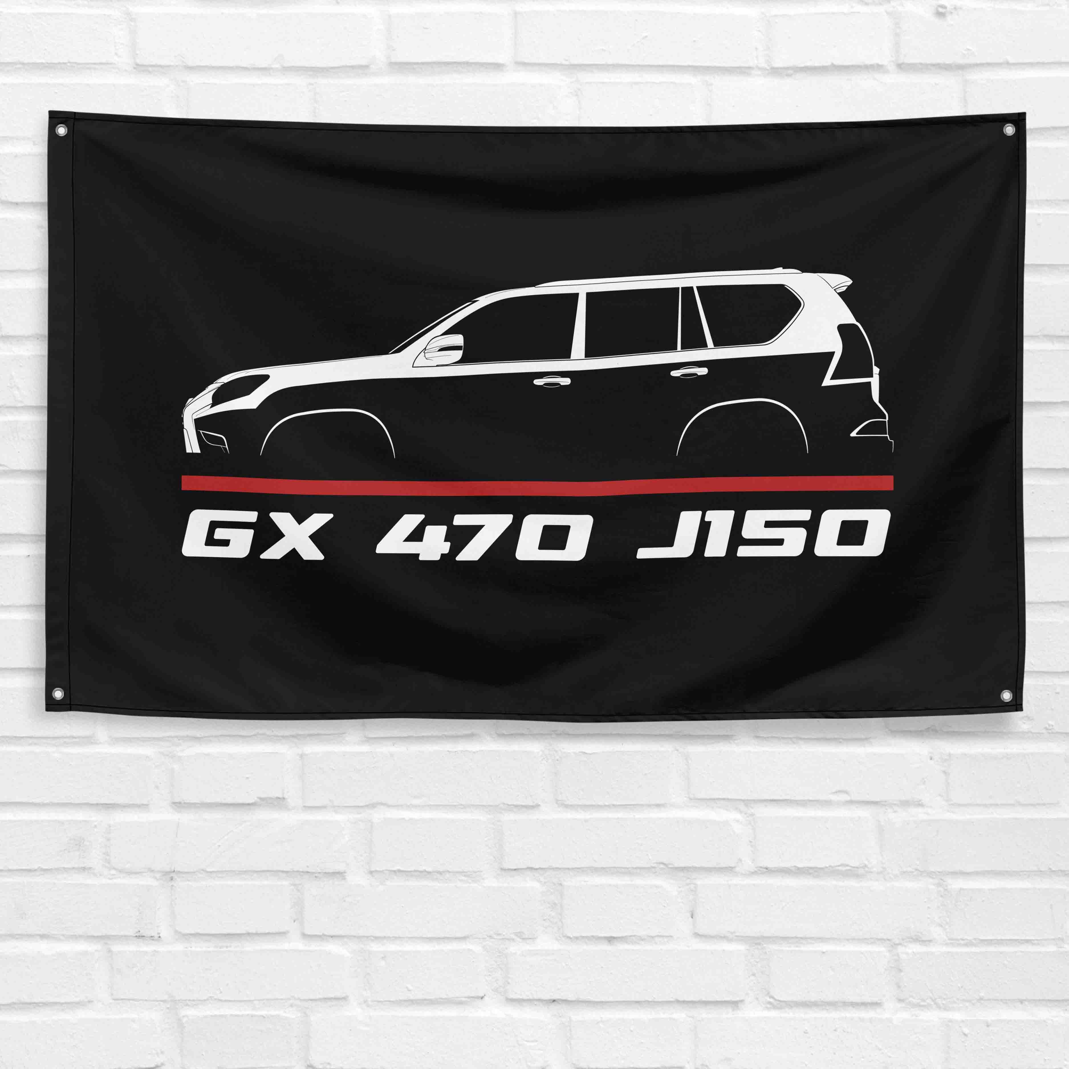 GX 470 J150 2014-2022 3x5 ft Flag Garage Wall Decor Birthday Gift Banner