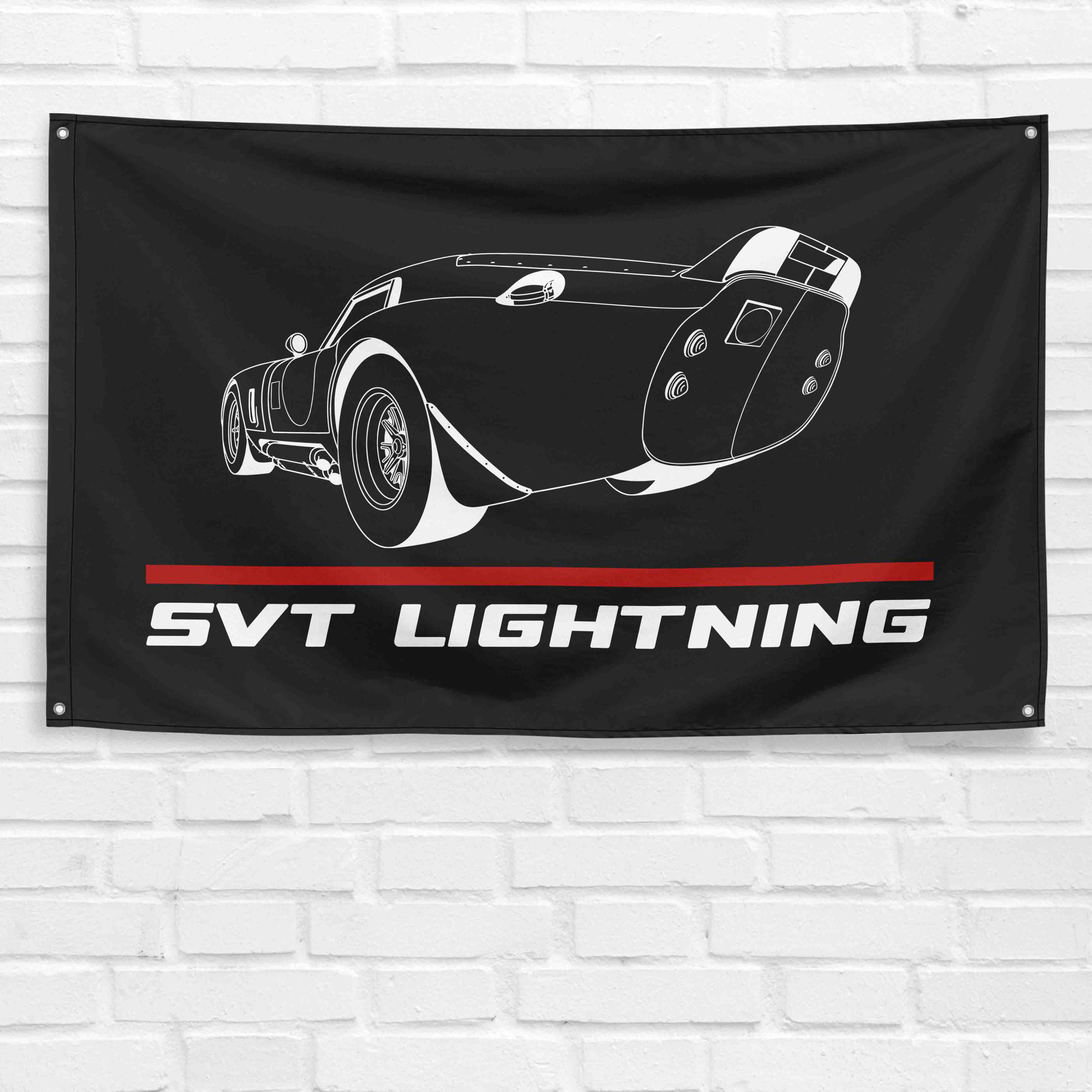 SVT Lightning 3x5 ft Flag Garage Wall Decor Birthday Gift Banner