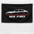 M3 F80 2014-2019 3x5 ft Flag Garage Wall Decor Birthday Gift Banner