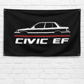 Civic EF 1988-1991 3x5 ft Flag Garage Wall Decor Birthday Gift Banner