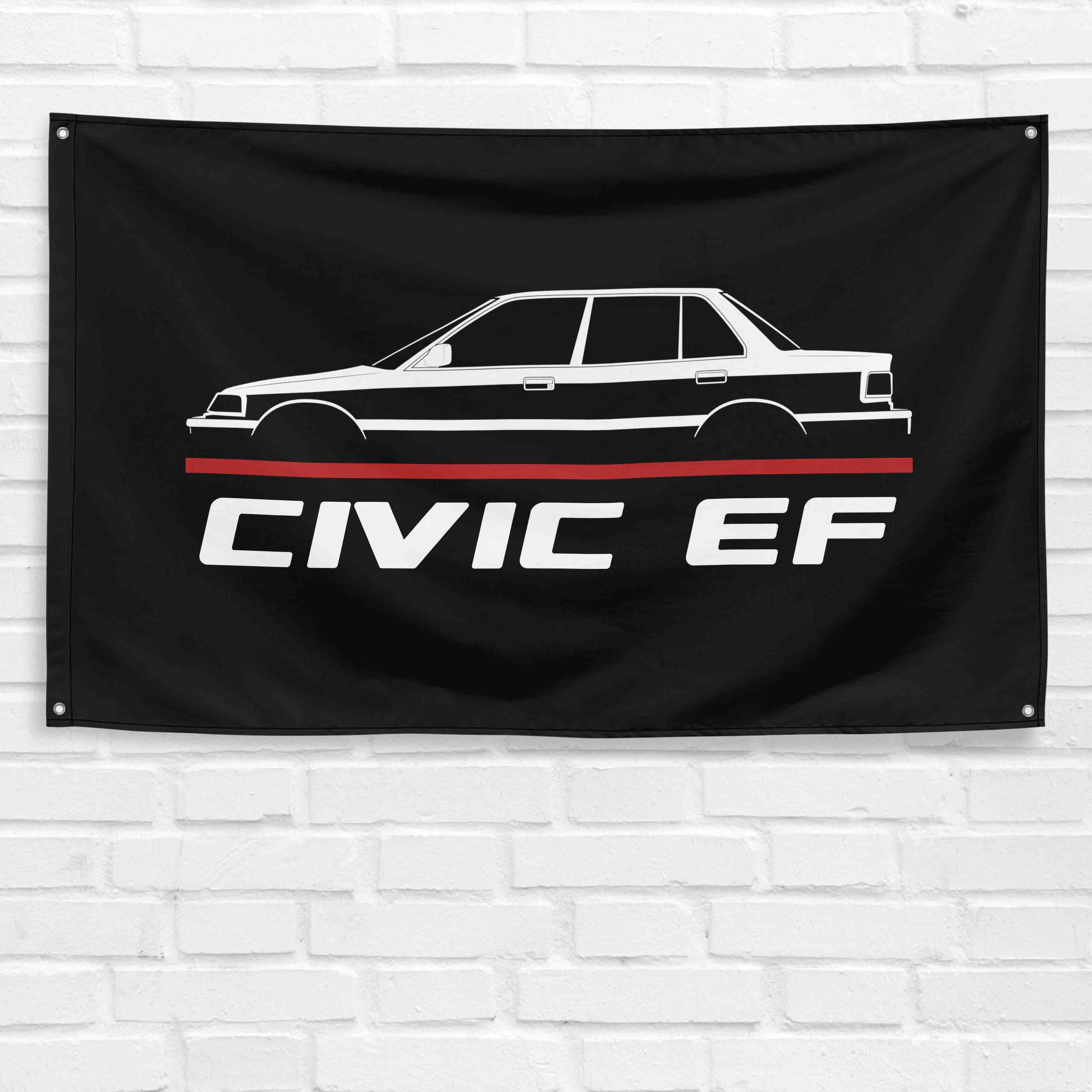 Civic EF 1988-1991 3x5 ft Flag Garage Wall Decor Birthday Gift Banner