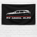 RX 450hL AL20 2019-2022 3x5 ft Flag Garage Wall Decor Birthday Gift Banner