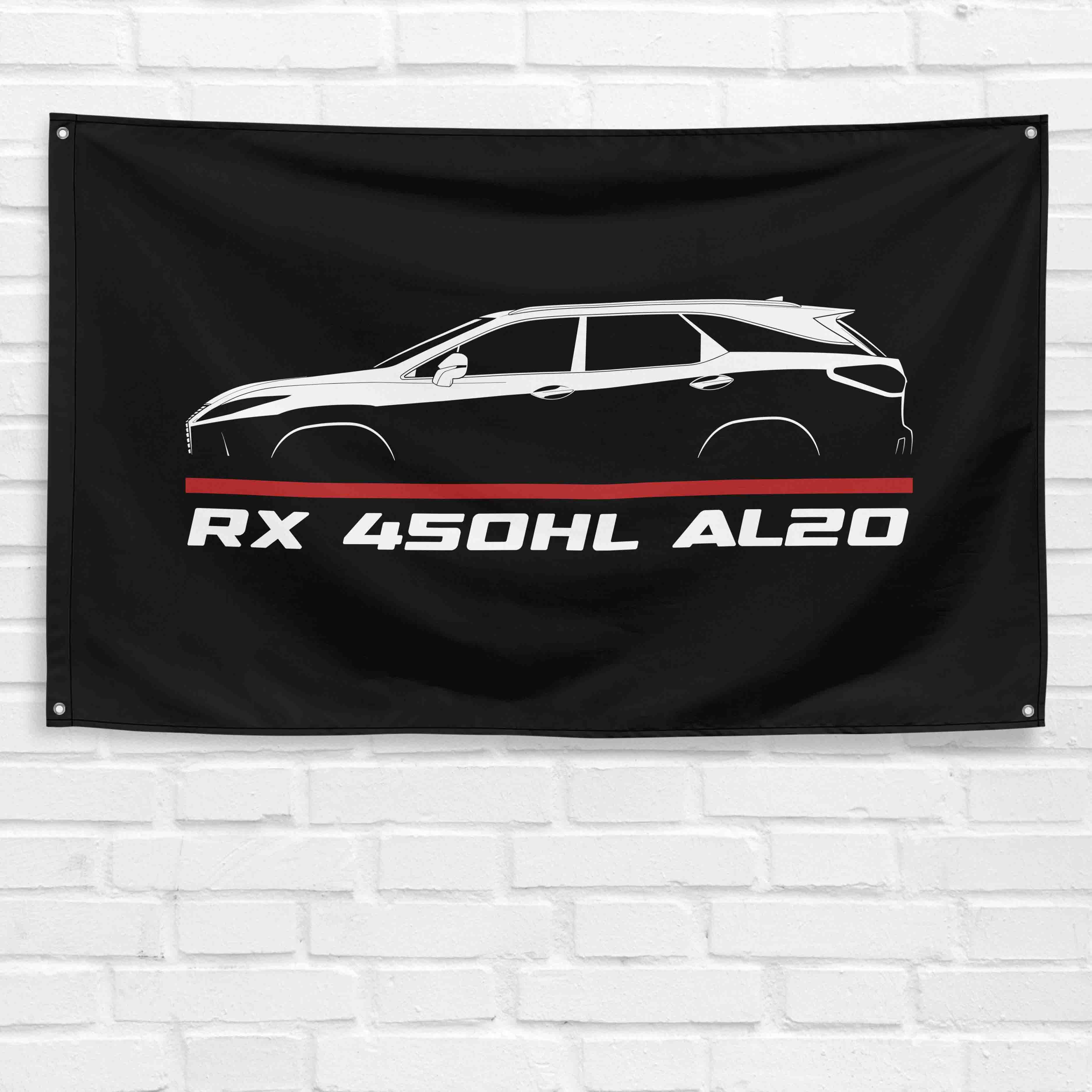 RX 450hL AL20 2019-2022 3x5 ft Flag Garage Wall Decor Birthday Gift Banner