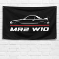 MR2 W10 1984-1989 3x5 ft Flag Garage Wall Decor Birthday Gift Banner