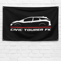 Civic Tourer FK 2016-2021 3x5 ft Flag Garage Wall Decor Birthday Gift Banner