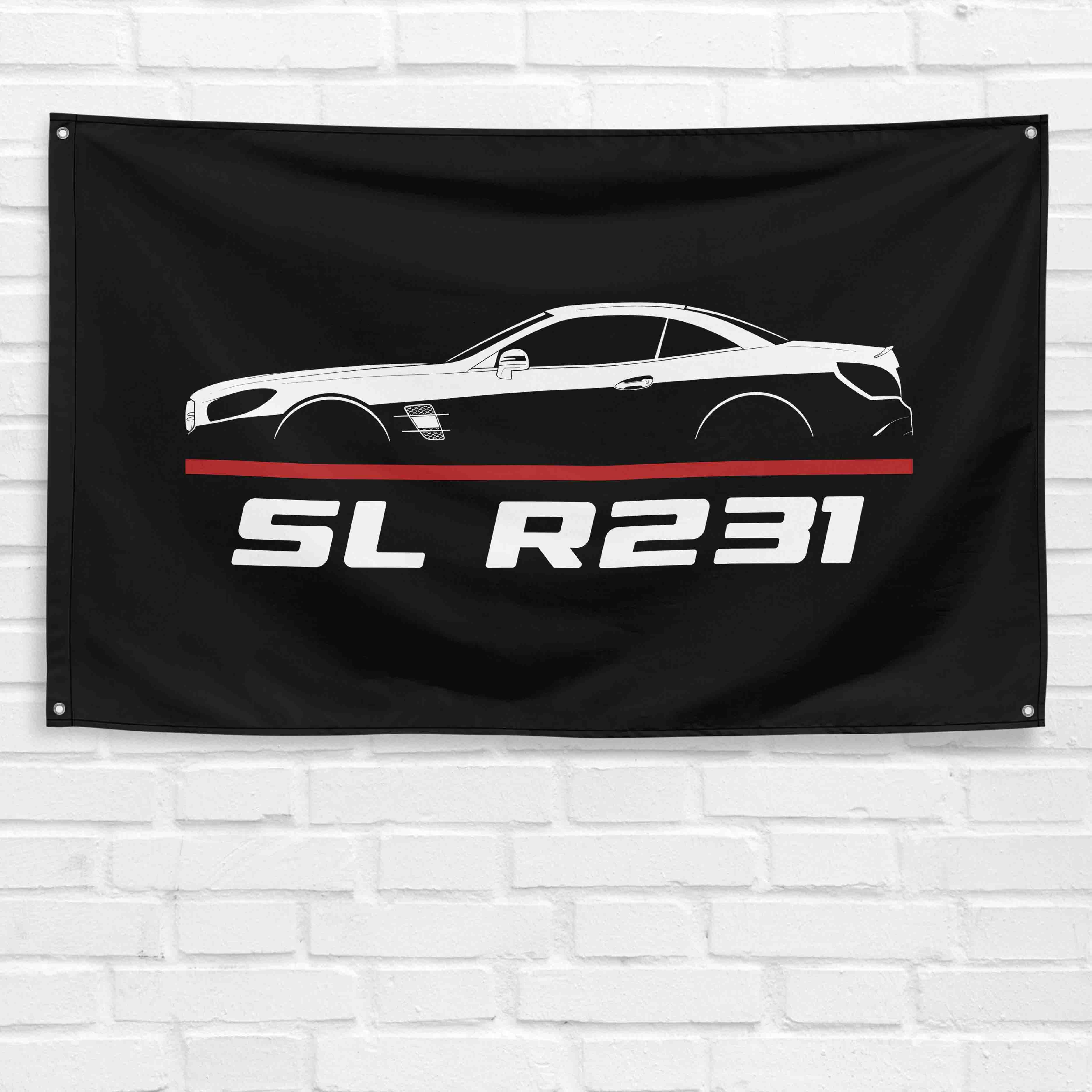 SL Hardtop R231 2015-2021 3x5 ft Flag Garage Wall Decor Birthday Gift Banner