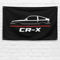 CR-X 1983-1987 3x5 ft Flag Garage Wall Decor Birthday Gift Banner