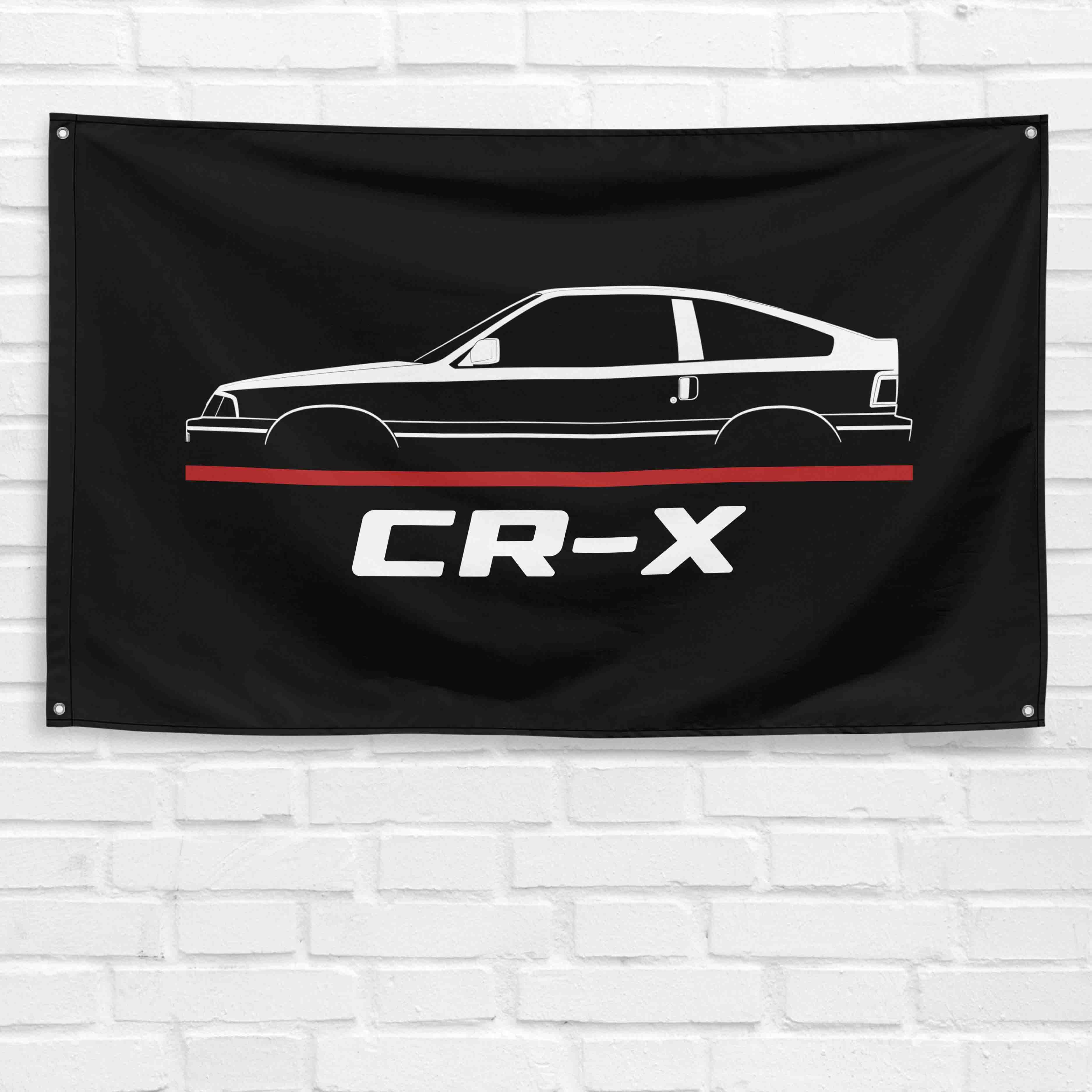 CR-X 1983-1987 3x5 ft Flag Garage Wall Decor Birthday Gift Banner