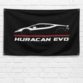 Huracan Evo 2019 3x5 ft Flag Garage Wall Decor Birthday Gift Banner
