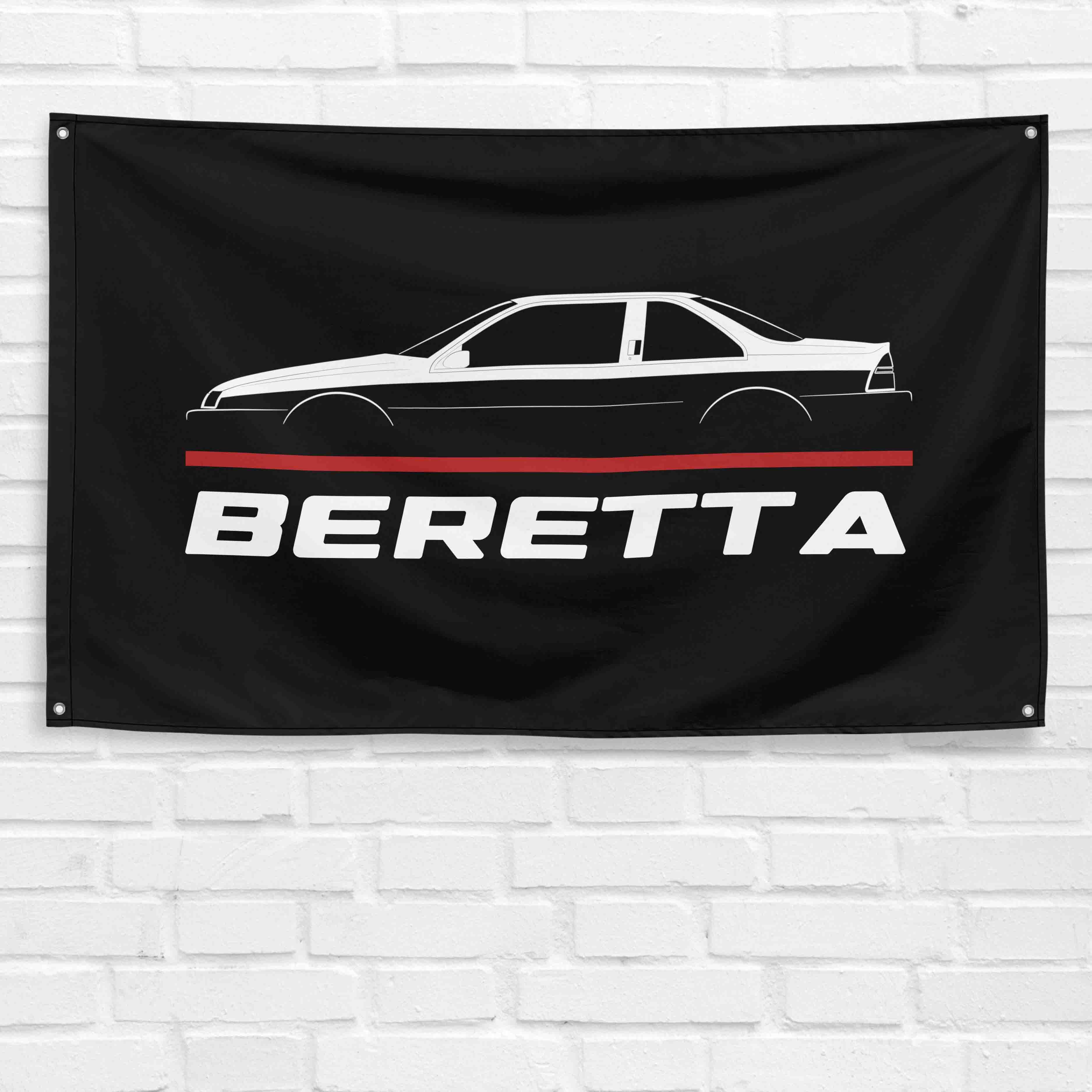 Beretta 1987-1996 3x5 ft Flag Garage Wall Decor Birthday Gift Banner