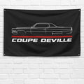 Coupe Deville 1970 3x5 ft Flag Garage Wall Decor Birthday Gift Banner