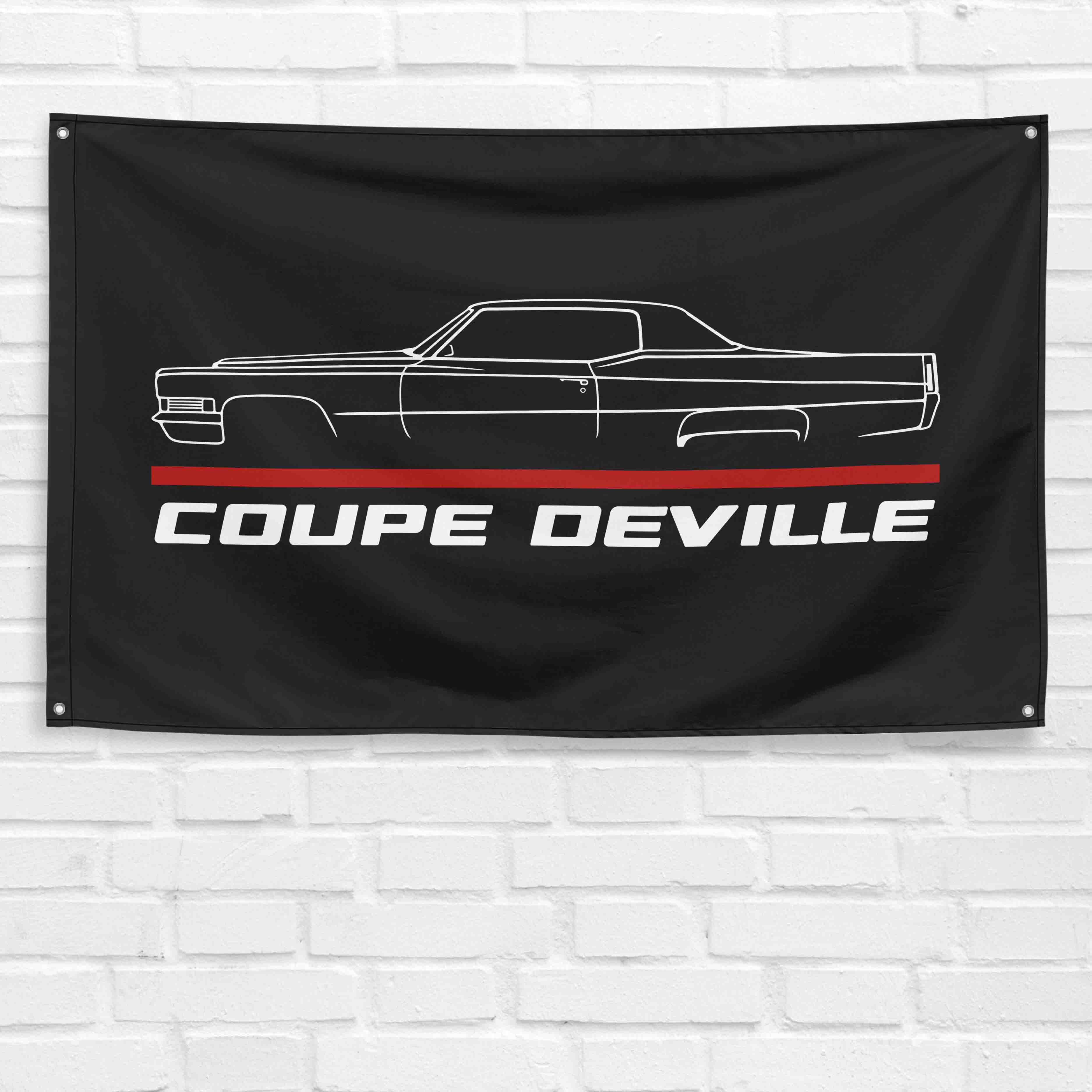Coupe Deville 1970 3x5 ft Flag Garage Wall Decor Birthday Gift Banner