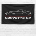 Corvette C3 1969 3x5 ft Flag Garage Wall Decor Birthday Gift Banner