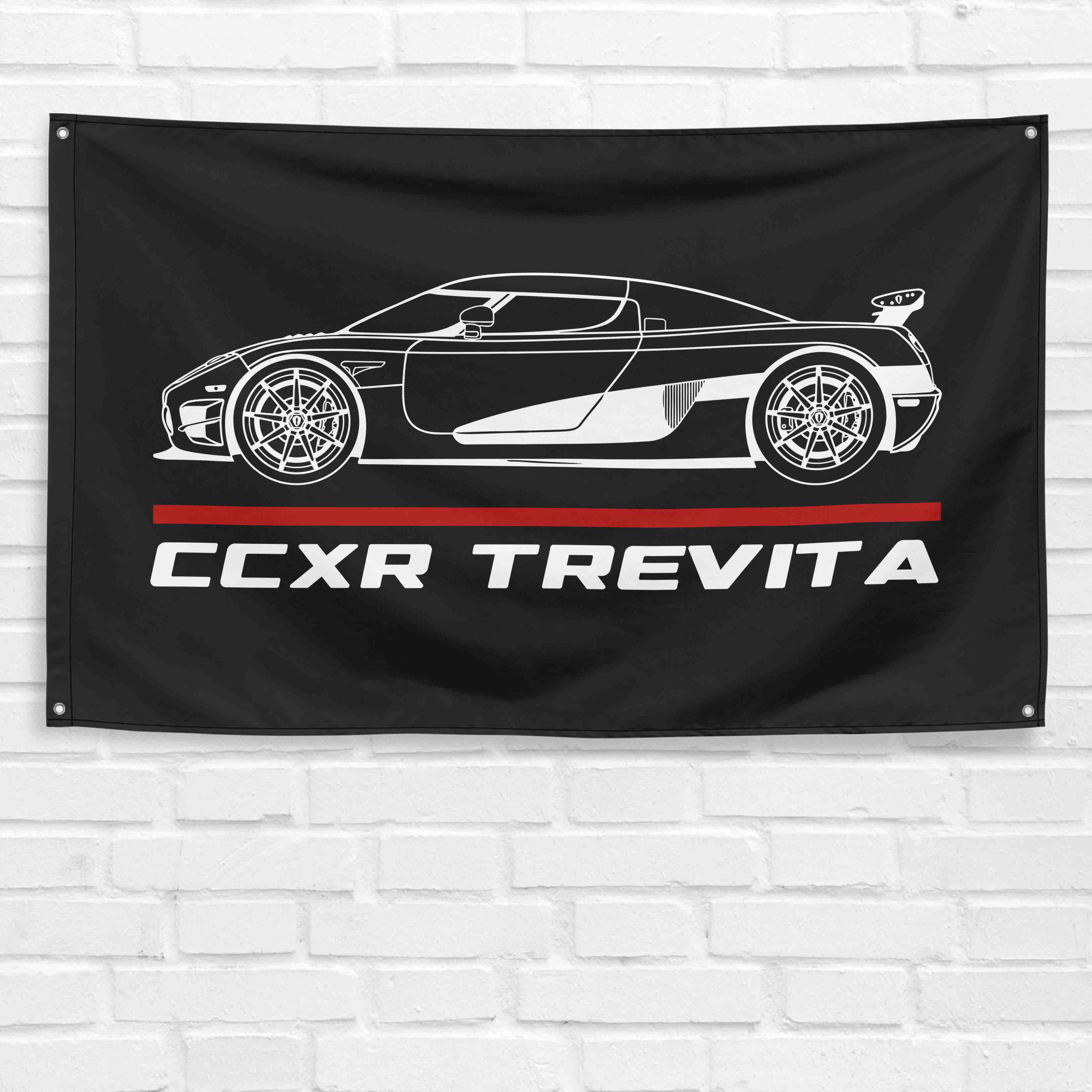 CCXR Trevita Supercar 3x5 ft Flag Garage Wall Decor Birthday Gift Banner
