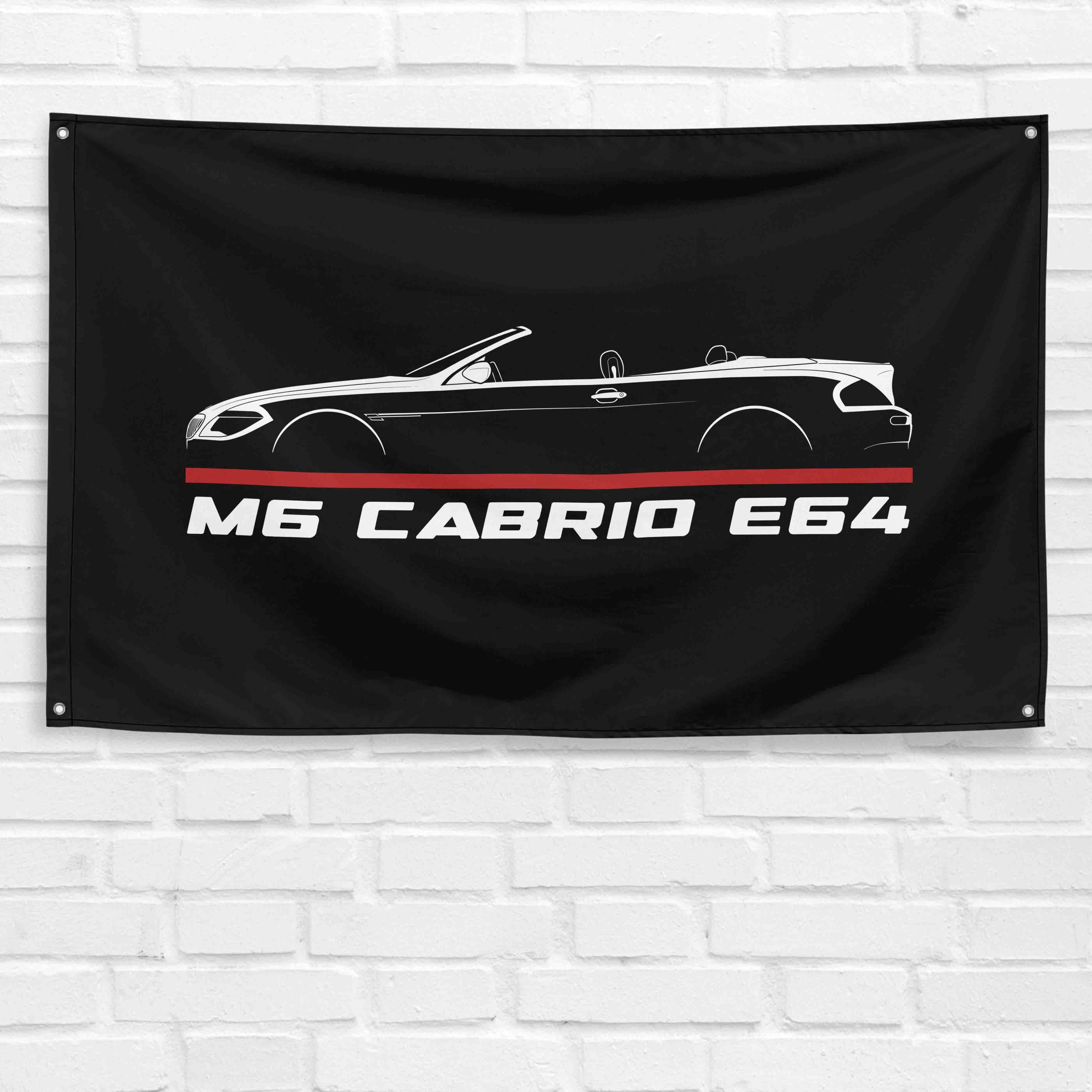 M6 Cabrio E64 2006-2010 3x5 ft Flag Garage Wall Decor Birthday Gift Banner