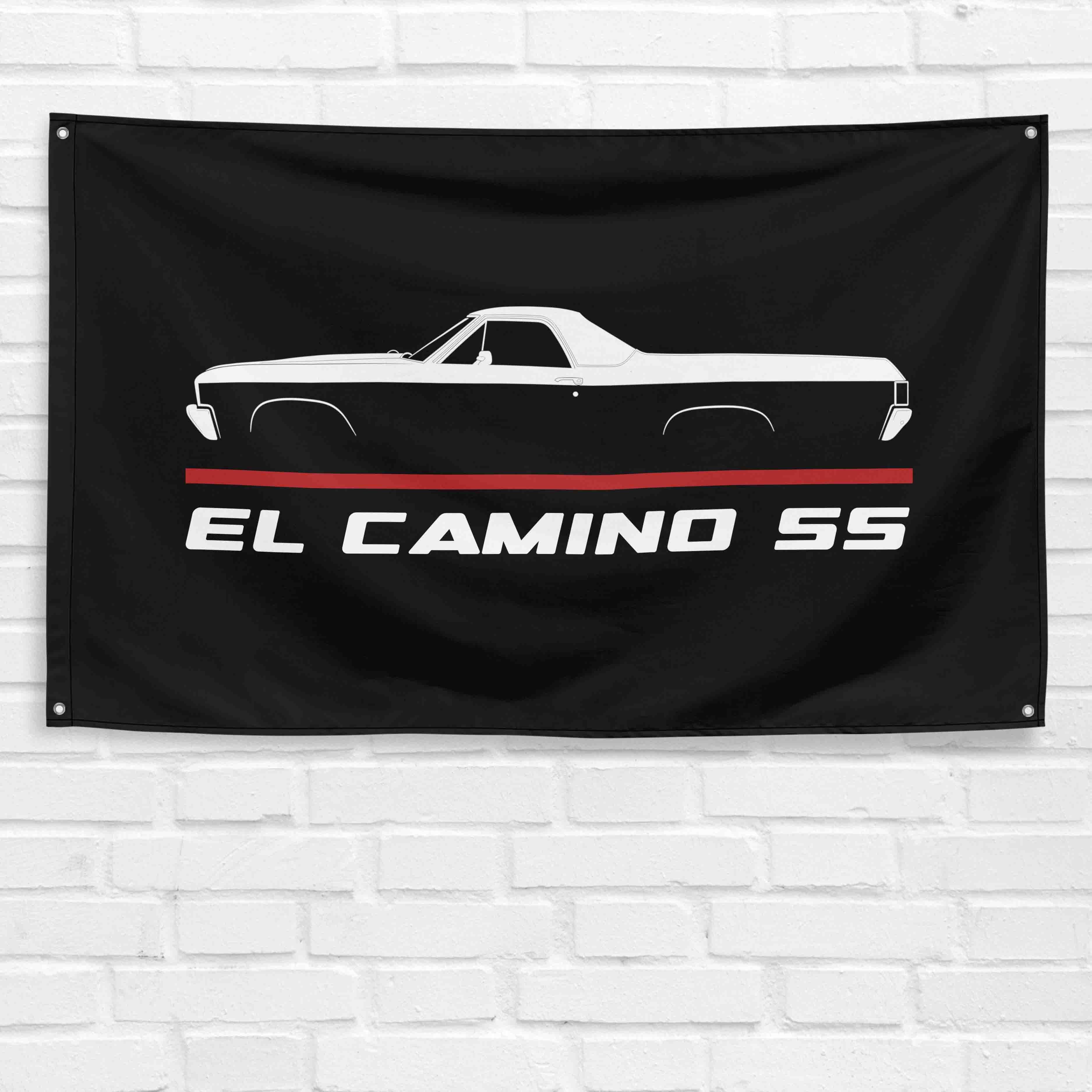 El Camino SS 1970 3x5 ft Flag Garage Wall Decor Birthday Gift Banner