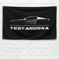 Testarossa 1984-1996 3x5 ft Flag Garage Wall Decor Birthday Gift Banner