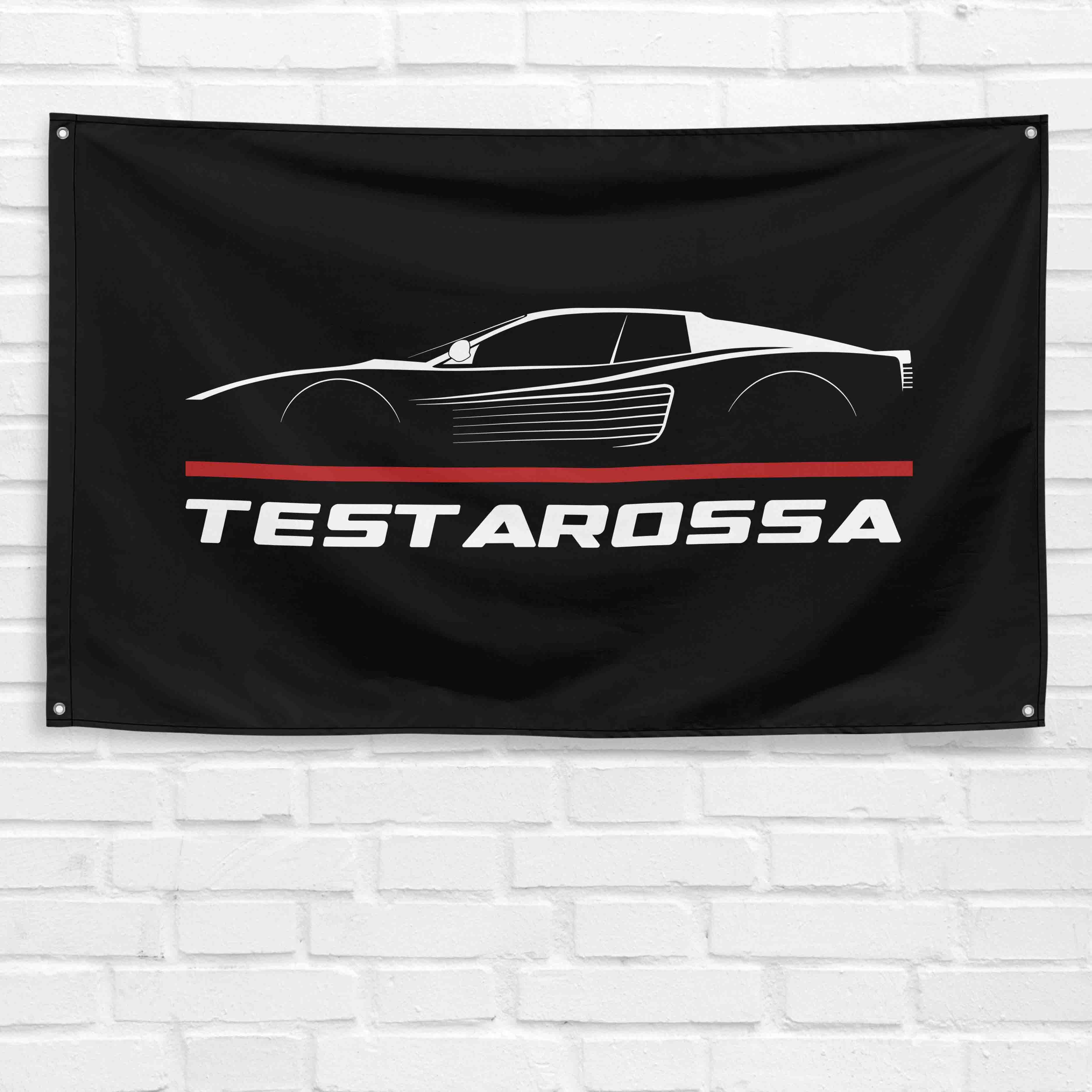 Testarossa 1984-1996 3x5 ft Flag Garage Wall Decor Birthday Gift Banner