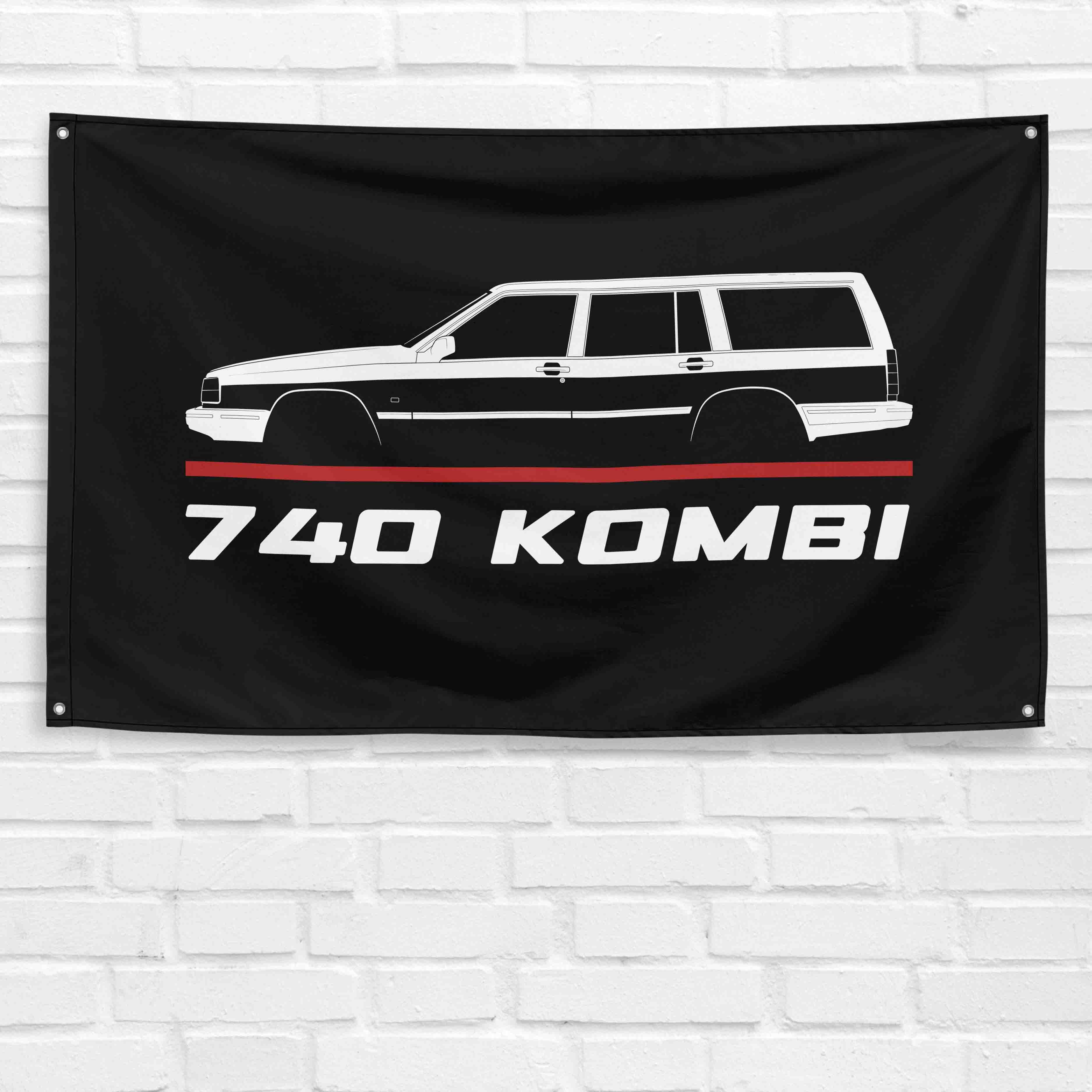740 Kombi 1982-1990 3x5 ft Flag Garage Wall Decor Birthday Gift Banner