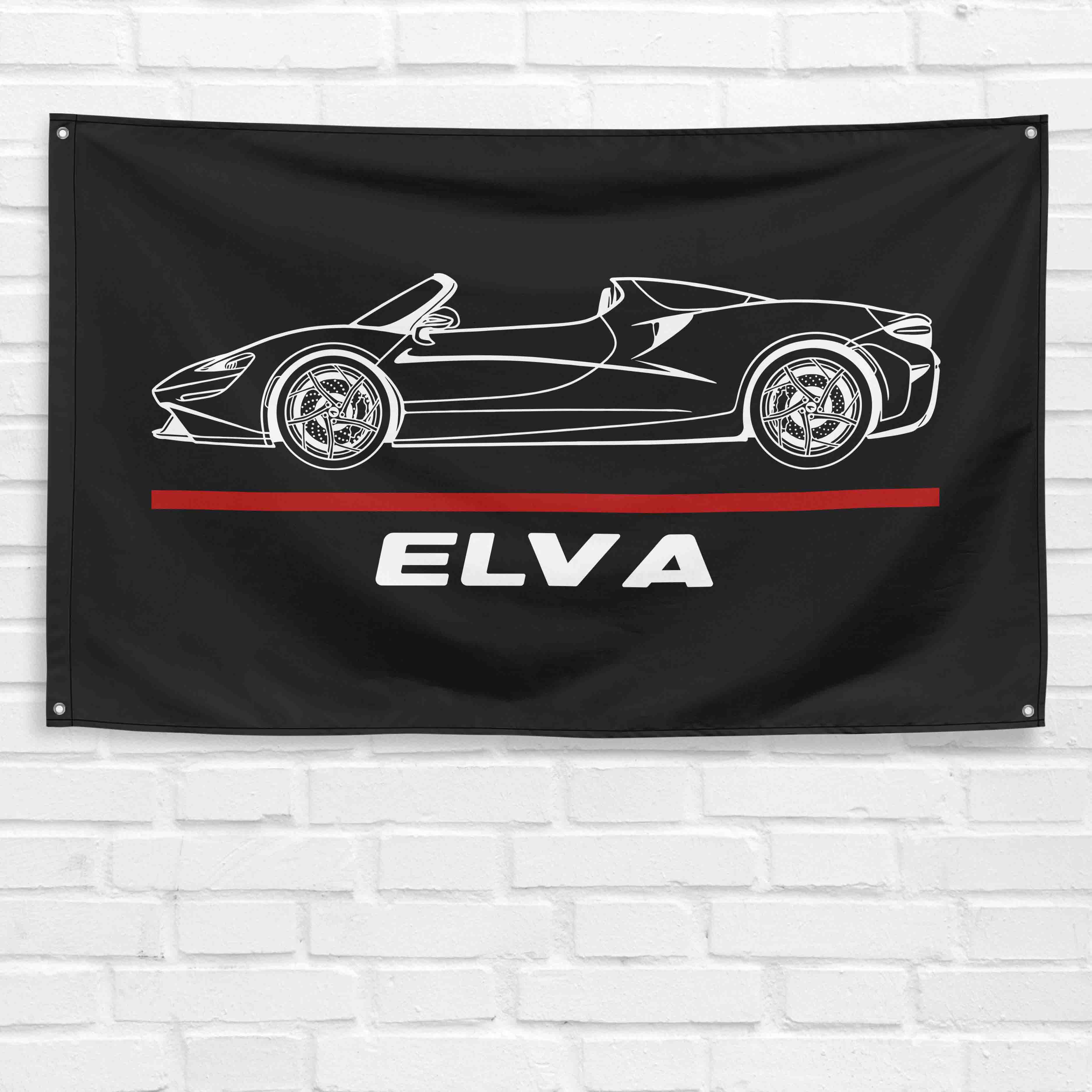 Elva 3x5 ft Flag Garage Wall Decor Birthday Gift Banner