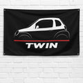 Twin 2003-2005 3x5 ft Flag Garage Wall Decor Birthday Gift Banner