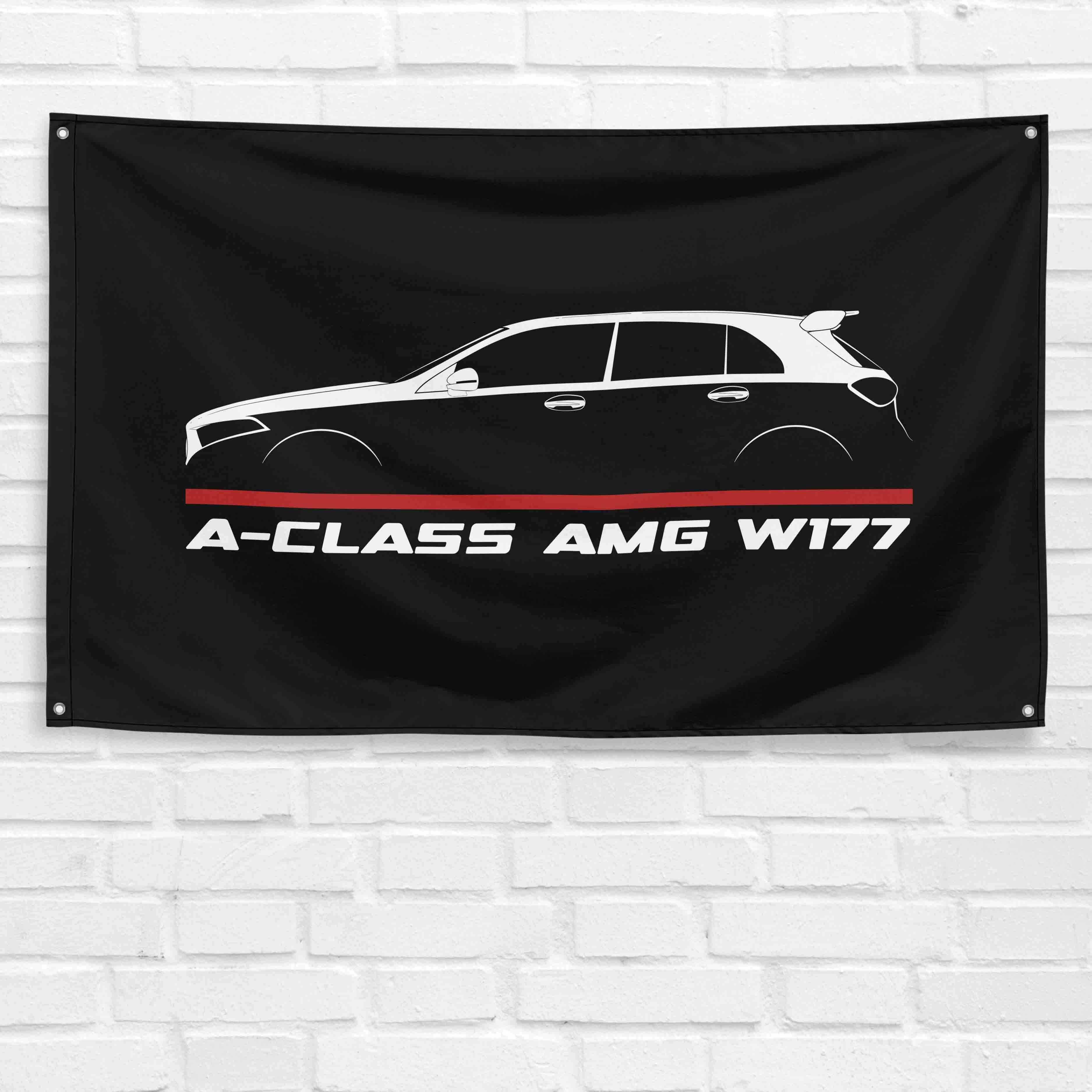 A-Class AMG W177 2019-2022 3x5 ft Flag Garage Wall Decor Birthday Gift Banner