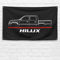 Hilux 2002 Truck 3x5 ft Flag Garage Wall Decor Birthday Gift Banner