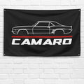 Camaro 1969 3x5 ft Flag Garage Wall Decor Birthday Gift Banner