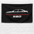 S80 1998-2005 3x5 ft Flag Garage Wall Decor Birthday Gift Banner
