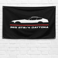 365 GTB 4 Daytona 1968-1973 3x5 ft Flag Garage Wall Decor Birthday Gift Banner