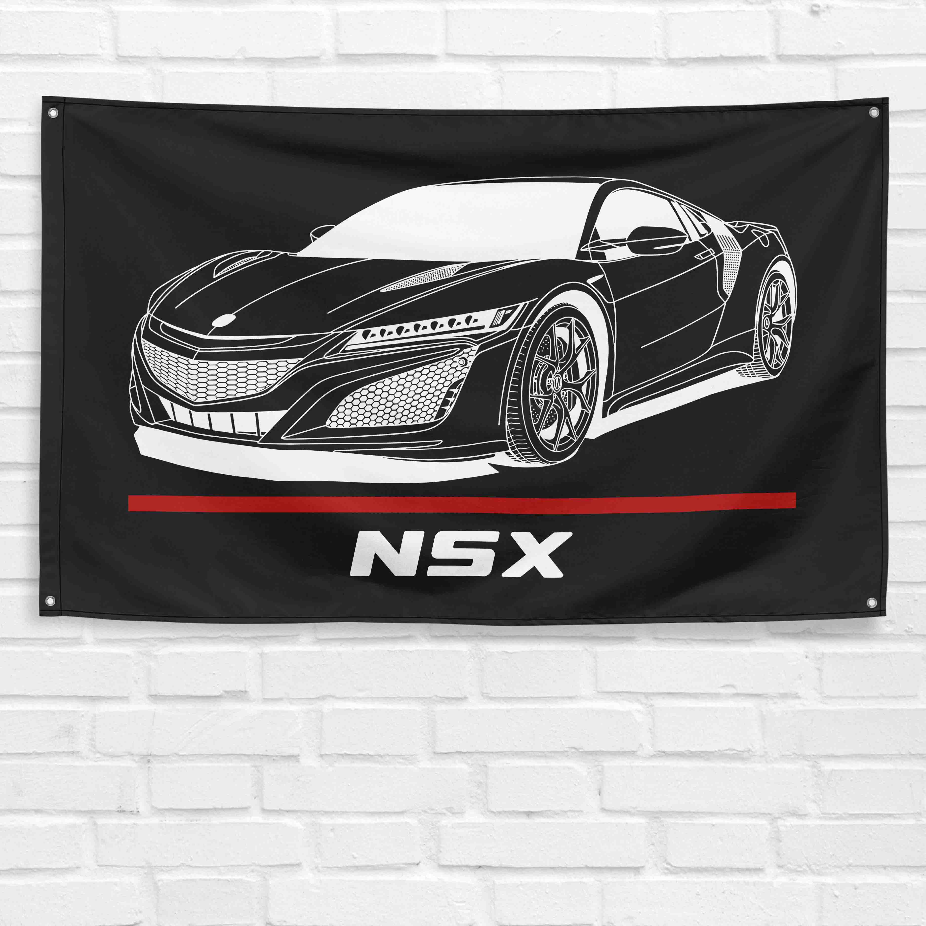 NSX 2020 3x5 ft Flag Garage Wall Decor Birthday Gift Banner