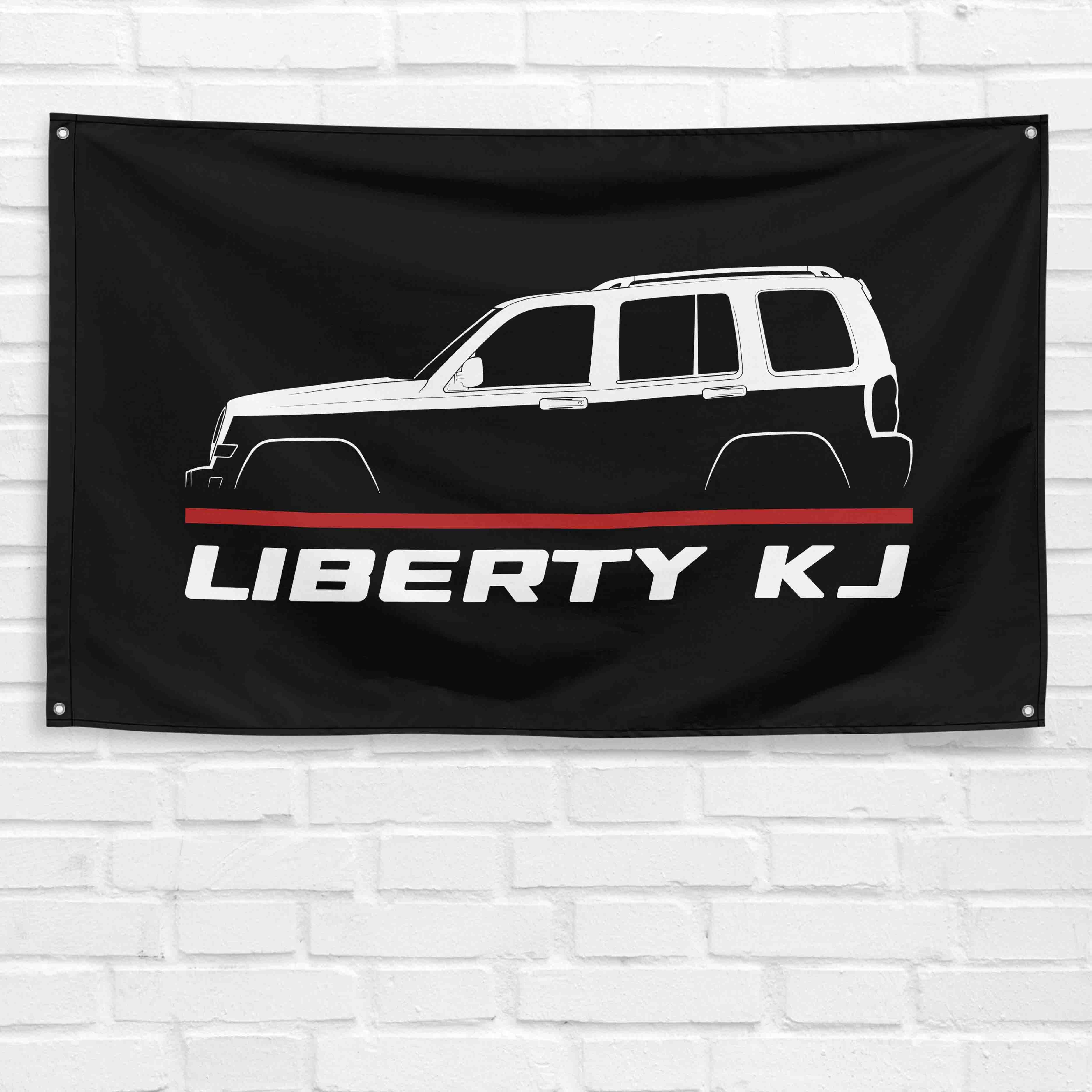 Liberty KJ 2002-2007 3x5 ft Flag Garage Wall Decor Birthday Gift Banner