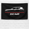 XC40 2017-2022 3x5 ft Flag Garage Wall Decor Birthday Gift Banner