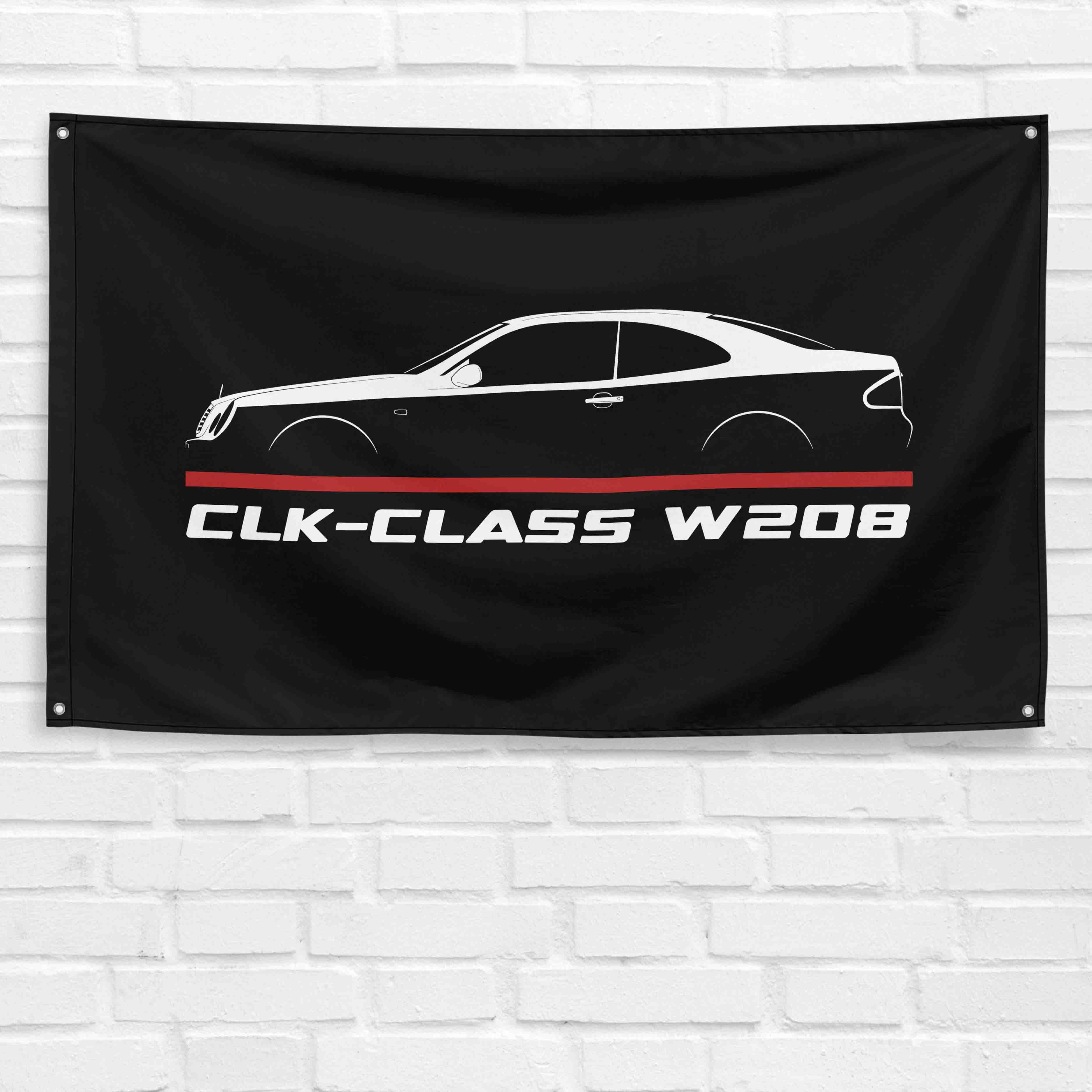 CLK-Class W208 1997-2002 3x5 ft Flag Garage Wall Decor Birthday Gift Banner