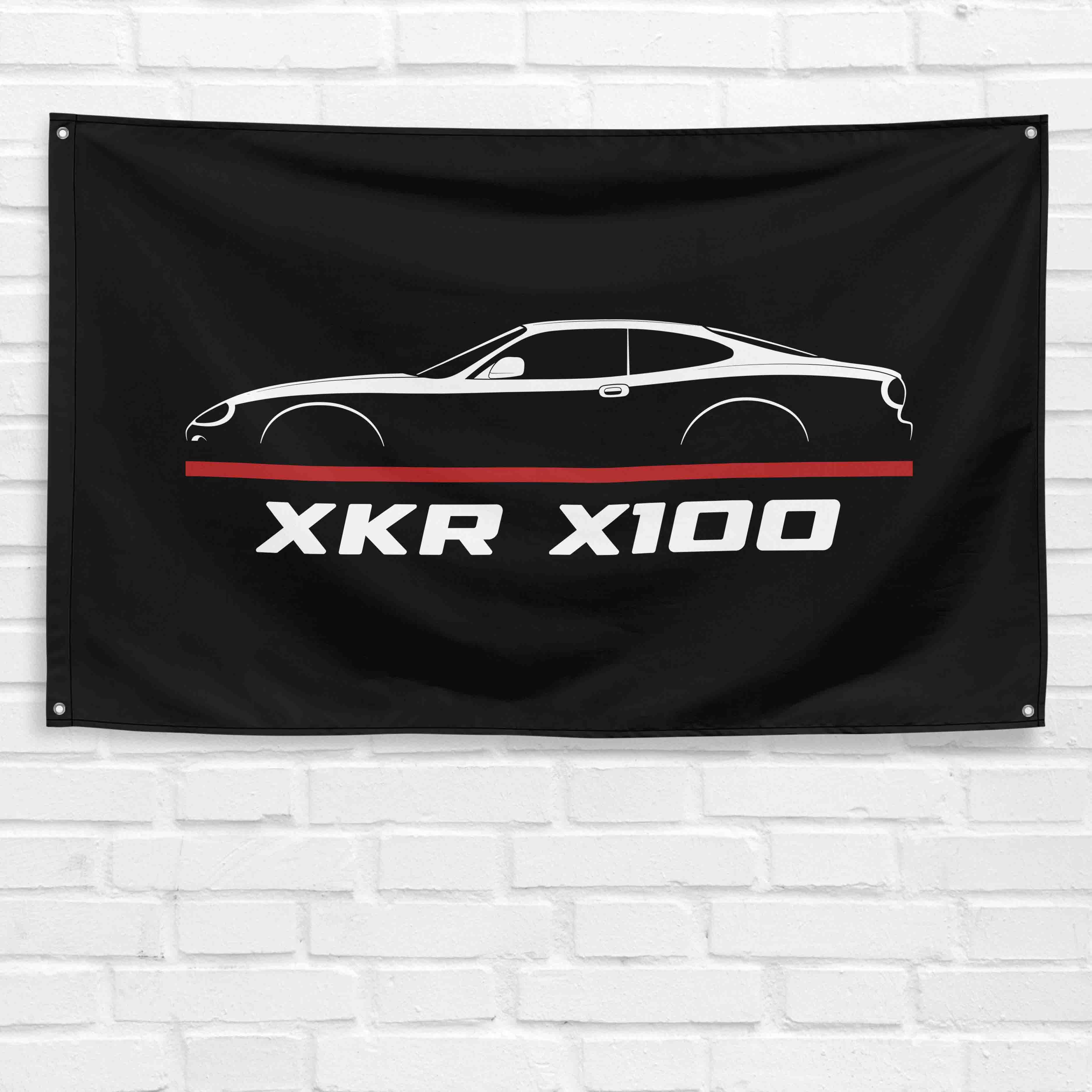 XKR X100 1998-2006 3x5 ft Flag Garage Wall Decor Birthday Gift Banner