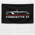 Corvette C1 1956-1960 3x5 ft Flag Garage Wall Decor Birthday Gift Banner