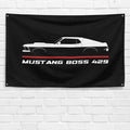Mustang Boss 429 1969-1970 3x5 ft Flag Garage Wall Decor Birthday Gift Banner
