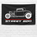 Street Rod Classic 1932 3x5 ft Flag Garage Wall Decor Birthday Gift Banner