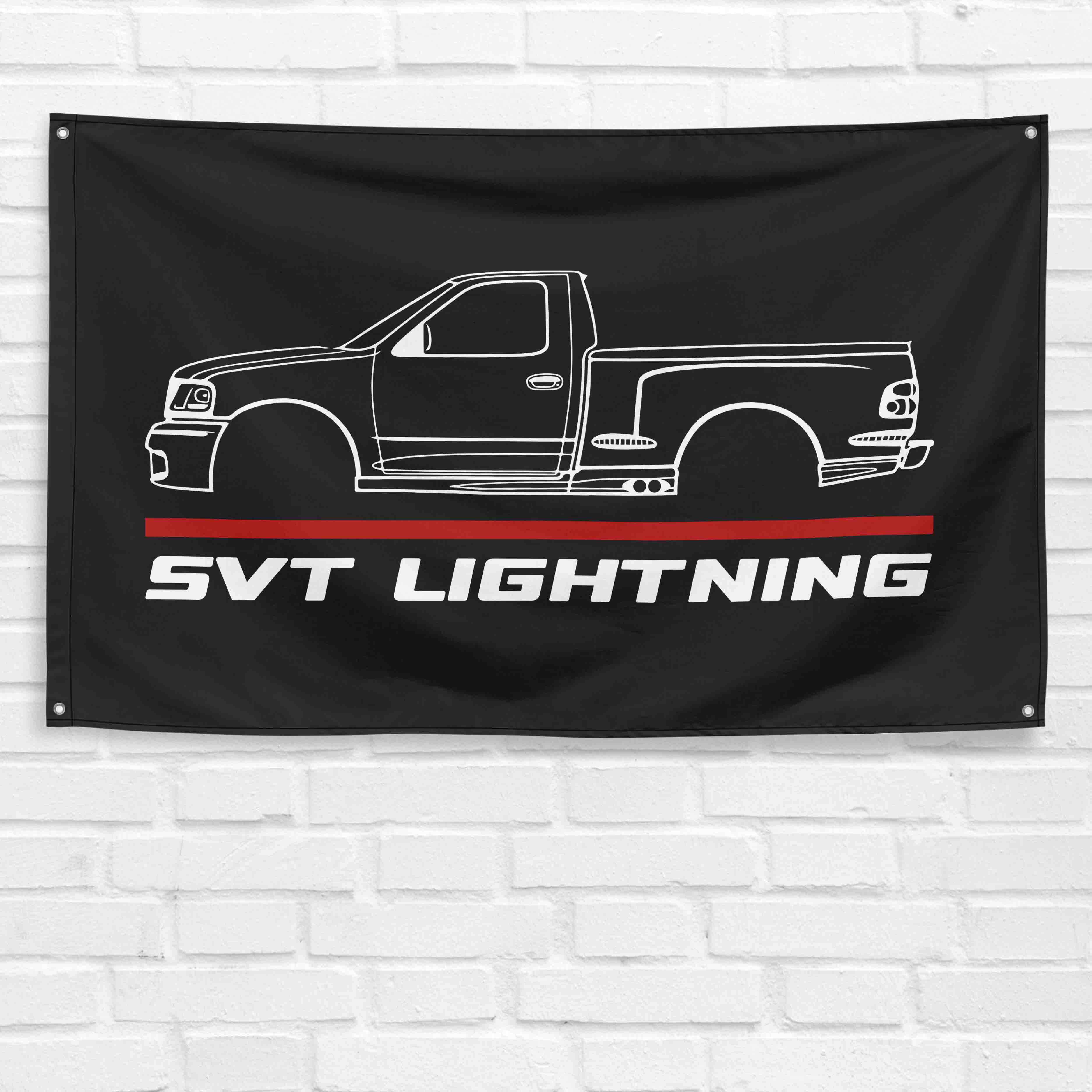 SVT Lightning 2001 Truck 3x5 ft Flag Garage Wall Decor Birthday Gift Banner