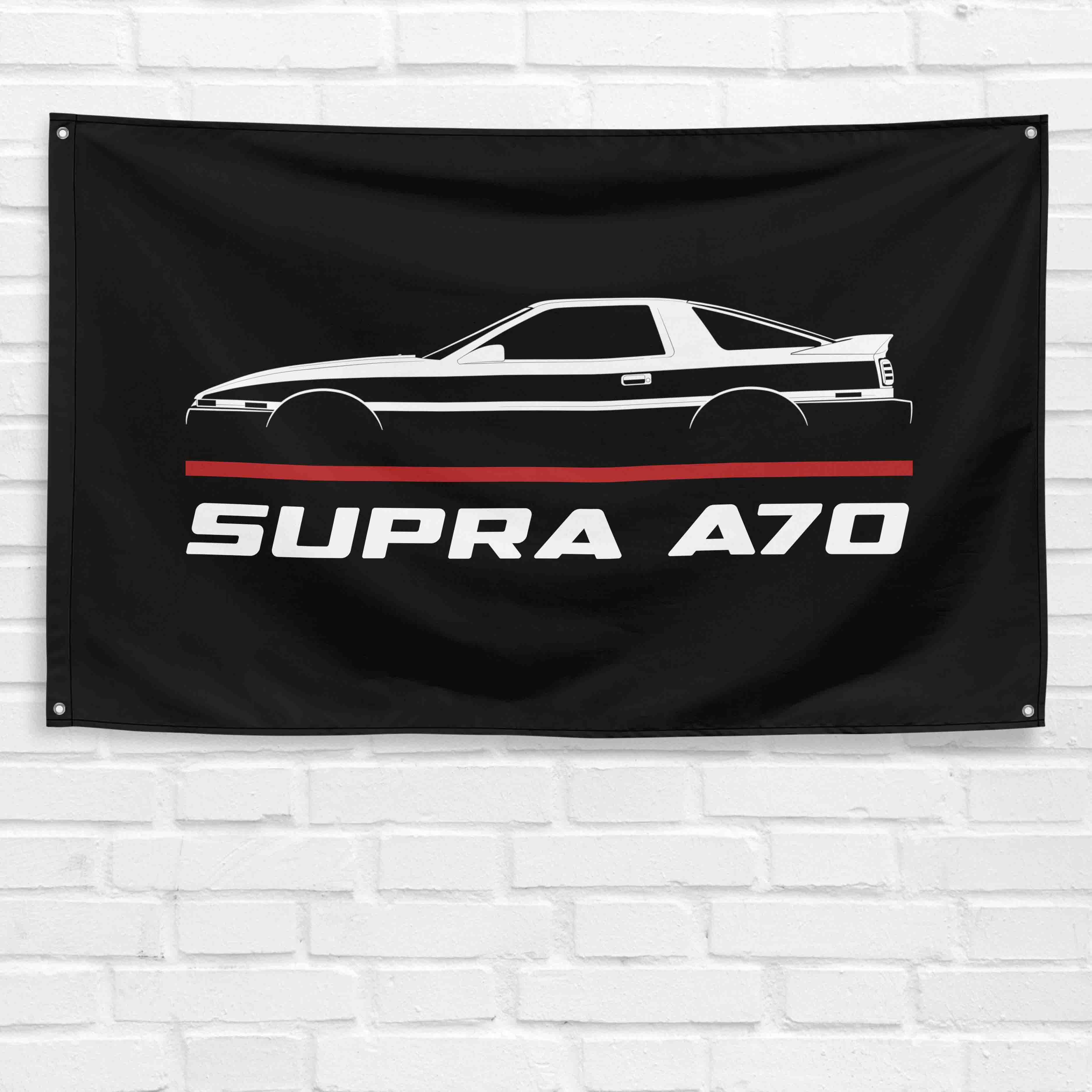 Supra A70 1986-1993 3x5 ft Flag Garage Wall Decor Birthday Gift Banner