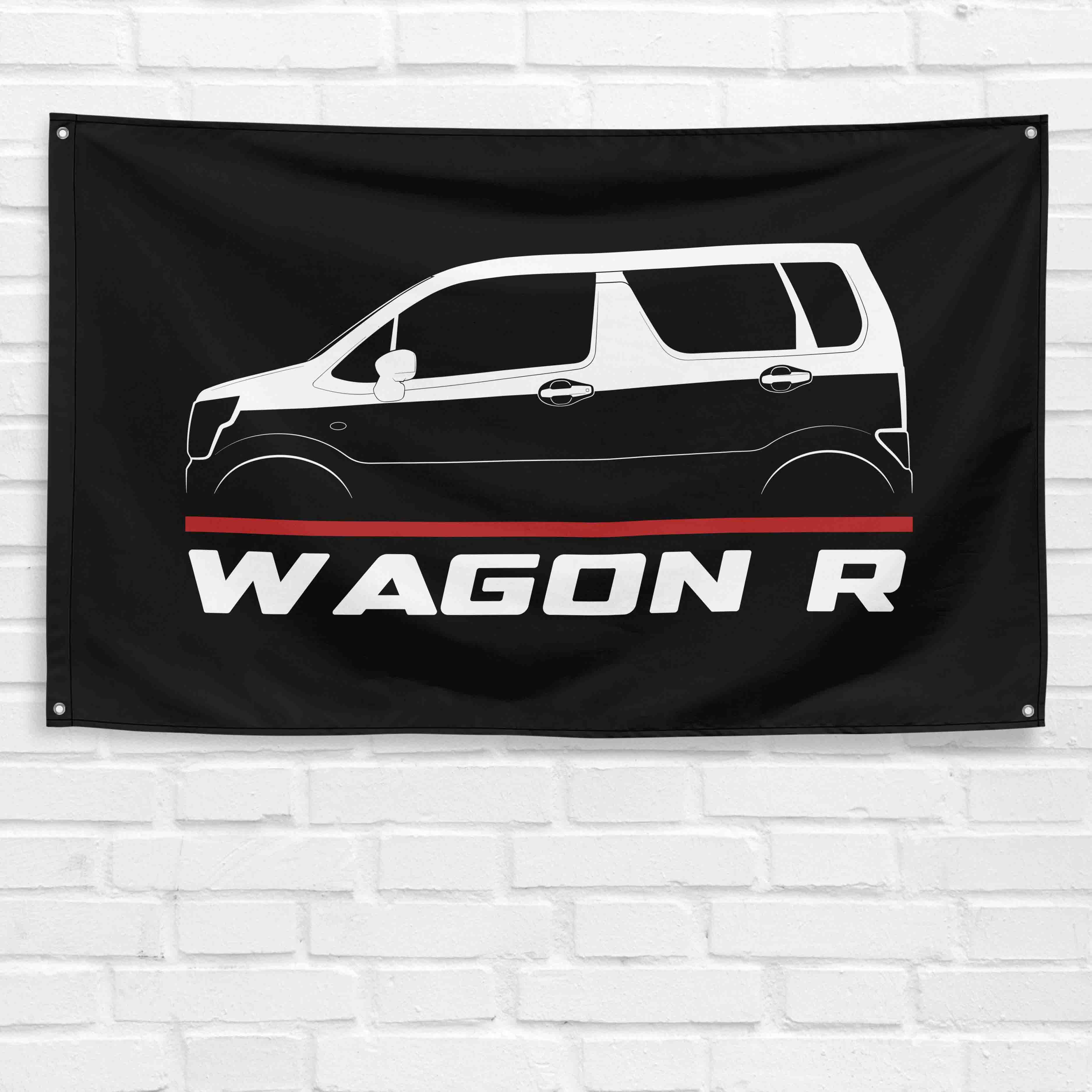 Wagon R 2017-2021 3x5 ft Flag Garage Wall Decor Birthday Gift Banner